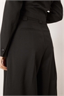 Комплект брюк Garbo черного цвета с завышенной талией и широкими брючинами артикул 153643640