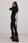 Черные леггинсы-термобелье артикул 153897660