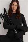 Черная термобелье с длинным рукавом артикул 154191436