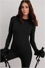 Черная термобелье с длинным рукавом артикул 154191436