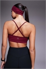 Спортивный бюстгальтер с упругой основой и регулируемыми бретелями артикул 151100584