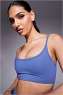 Спортивный бюстгальтер Icon с мягкой обивкой и легкой поддержкой, с регулируемыми бретелями артикул 141825796