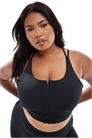 Спортивный бюстгальтер Curve Icon с высоким вырезом и поддержкой, съемными вставками и регулируемыми бретелями артикул 136122237