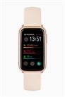 Универсальные смарт-часы Track 26 мм с корпусом цвета розового золота и силиконовым ремешком, оснащенные ЖК-дисплеем артикул 139568048