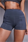 Беговые шорты с высокой талией длиной 3 дюйма и карманом на молнии для телефона артикул 146137203
