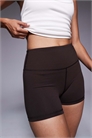 Icon мягкие на ощупь шорты с высокой талией и 3-дюймовыми штанинами, цвет шоколадный артикул 147441364