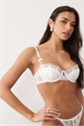Бюстгальтер-балконет Evangeline с кружевом в стиле «дези» артикул 152227115