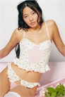 Корсет Scarlett с мелким цветочным принтом артикул 150263012