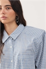Хлопковая рубашка с объемными плечевыми вставками и разнообразными вариантами застегивания на пуговицах спереди, модель Notting Hill артикул 150831761