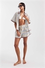 Пляжная рубашка Sasha с декоративной строчкой co-ord артикул 153080216