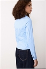 Рубашка приталенного кроя с швом под грудью артикул 155651008