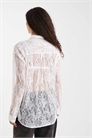 Рубашка свободного кроя с кружевом артикул 147405972