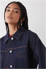 Рубашка из джинсовой ткани большого размера co-ord артикул 147767340