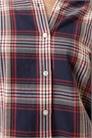 Рубашка из фланели в клетку свободного кроя артикул 148882261