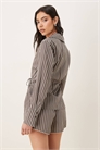 Рубашка с полосками и завязками на талии от Eliska co-ord артикул 152671864
