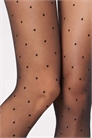 Прозрачные колготки в горошек артикул 153374643