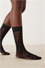 Носки с цветочным кружевом артикул 137697568
