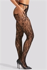 Колготки с кружевными бретелями и открытым промежностью артикул 154842125