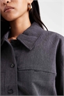 Блейзер в стиле укороченной рубашки с короткими рукавами co-ord артикул 150263451