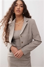 Укороченный блейзер с индивидуальным кроем артикул 135250253