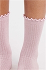 Носки с блестками и оборкой по краю артикул 153815102