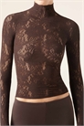 Топ из цветочного кружева артикул 155613652