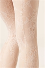 Колготки с цветочным кружевом артикул 155613607