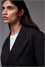 Блейзер в тонкую полоску артикул 142043252