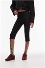 Брюки-капри с разрезом и декоративным швом артикул 147262583