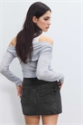 Мини-юбка из базового денима D60 артикул 156290276