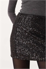 Мини-юбка, полностью покрытая пайетками артикул 148226862