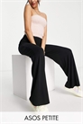 ASOS DESIGN: Брюки из джерси с широкими брючинами, размер Petite артикул 131385391