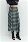 Юбка-миди в клетку артикул 155705272