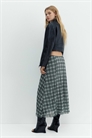 Юбка-миди в клетку артикул 155705272