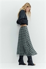 Юбка-миди в клетку артикул 155705272