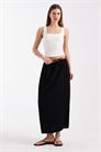 Длинная юбка из джерси с поясом артикул 153084269