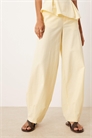 Брюки с широкими брючинами из смешанного льна артикул 148256263