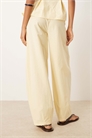Брюки с широкими брючинами из смешанного льна артикул 148256263
