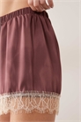Шорты из атласа с кружевом Luna артикул 154272217