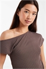 Топ с открытыми плечами для отдыха и восстановления сил артикул 151898684