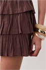 Мини-юбка с воланами артикул 152154997