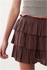 Мини-юбка с воланами артикул 152154997