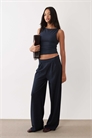 Брюки с широкими штанинами и складками co-ord артикул 155596403