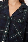 Фланелевая пижамная рубашка с длинными рукавами co-ord артикул 154149928