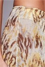 Пляжная юбка макси из сетчатой ткани с абстрактным принтом артикул 151303187