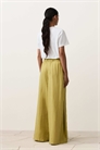 Брюки из 100% льна с широкими брючинами и боковой складкой артикул 156267962