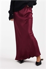 Макси-юбка из атласа с косой отрезкой артикул 153807892