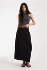 Длинная юбка из джерси с поясом артикул 153084254