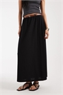 Длинная юбка из джерси с поясом артикул 153084254