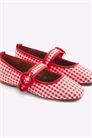 Балетки «Мэри-Джейн» в клетку артикул 139797080